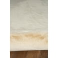 thumbnail image 5 of Linon Maven Faux Rabbit Sand 3' X 5' Rectangle Area Rug RUGFR0135, 5 of 6