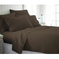 thumbnail image 2 of Simply Soft 6 Piece Luxury Ultra Soft Deep Pocket Bed Sheet Set - Twin - Chocolate, 2 of 2