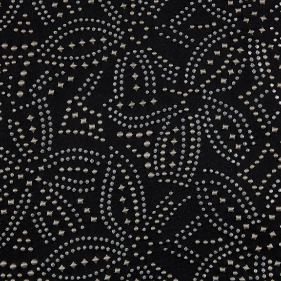 Zelouf Victorian Embroidery Sequins Mesh , Sewing, DIY, Crafts Fabric by the Yard, Quartz Mist, 3 Yard