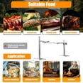 Electric Rotisserie Grill, 110V 53Inch Spit Roaster Rotisserie Pig Lamb