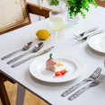 thumbnail image 6 of 40PCS Stainless Steel Silverware Set, Modern Mirror Polished Cutlery with Forks Spoons Knives for Kitchen Dining, 6 of 6