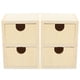 thumbnail image 3 of cajones pequeños de madera sin pintar, bricolaje, de madera en blanco, de 2 capas., 3 of 7