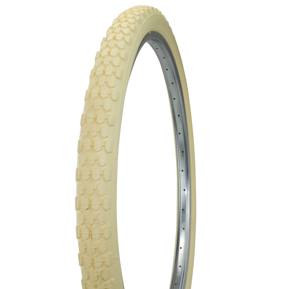 Wanda Knobby Tread Cruiser Bike Tire 26in x 2.125in, Various Colors