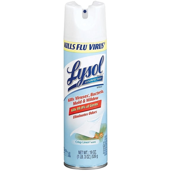 Lysol Disinfectant Spray, Crisp Linen, 228oz (12X19oz)