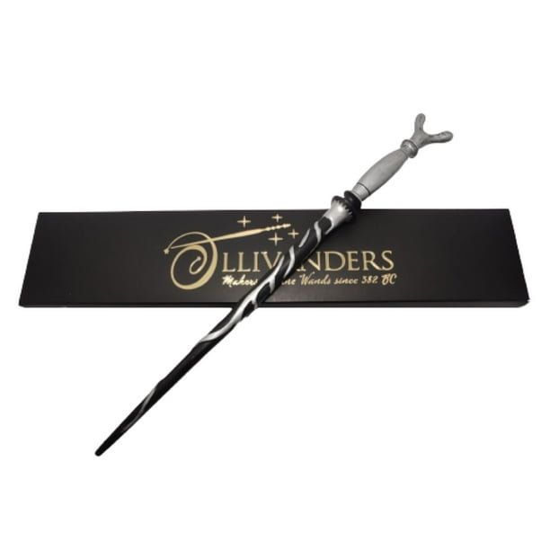 Varita Magica para Magos Harry Potter de Resina Con Nucleo Metálico Sólido de Metal Con Caja Ollivanders Dumbledore Hermione Sauco Cosplay Disfraz Accesorio Modelo a Escoger