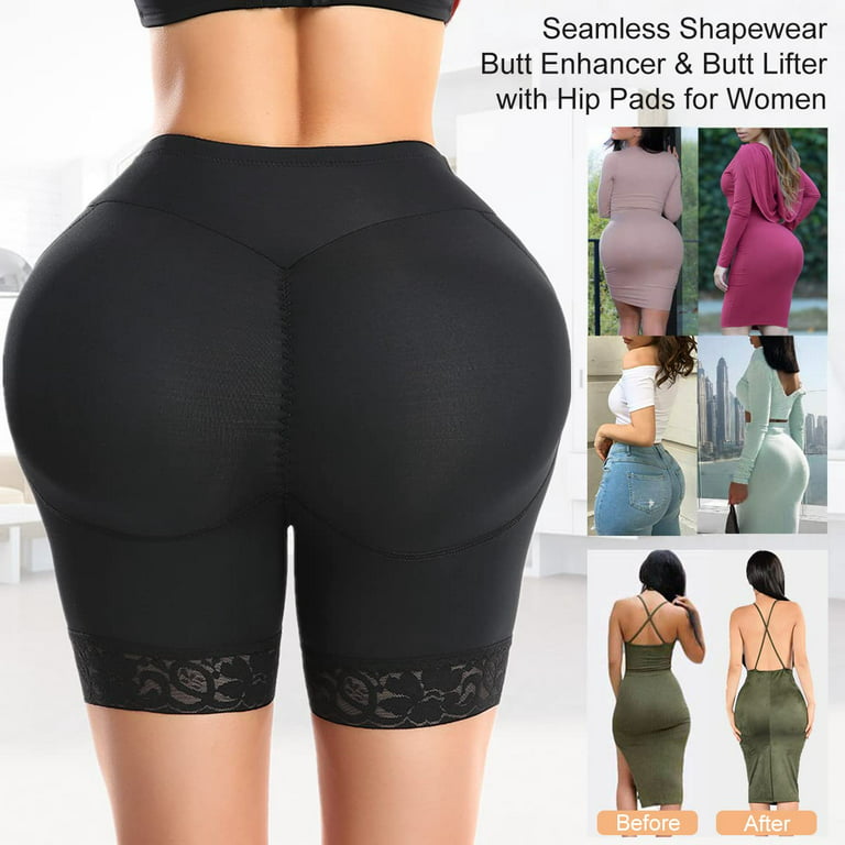 Butt Lift Lace Shapewear Control Panties Seamless Thicker Fake Buttock  Underwear 