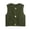 Army Green, variant on Womens Crochet Chunky Knit Top Sleeveless Button Down Crop Tops Trendy Cardigan Sweater Vest for Women with Pockets