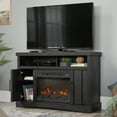 Sauder Entertainment/Fireplace TV Stand, for TV's up to 50", Charcoal