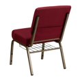 thumbnail image 4 of Bowery Hill Church Stacking Chair in Burgundy and Gold, 4 of 4