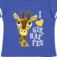 thumbnail image 4 of Inktastic I Love Giraffes Boys or Girls Toddler T-Shirt, 4 of 5