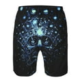 thumbnail image 4 of Tool Band Men's Beach Shorts Swim Trunks Casual Quick Dry Board Shorts Swimwear with Mesh Lined and Pockets, 4 of 8