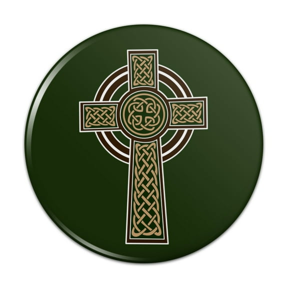 Celtic Christian Cross Irish Ireland Pinback Button Pin