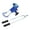 Blue, variant on Lightweight Fishing Poles Stand Ground Stand Portable Poles Bracket Adjustable Stable Rod Rack Holder Fishing Tool
