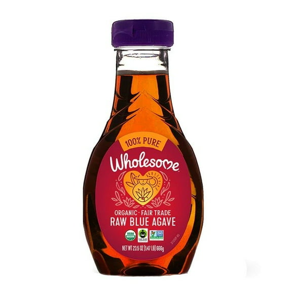 Wholesome Organic Fair Trade Raw Blue Agave, 23.5 oz
