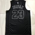 thumbnail image 2 of high originalnew NBA Chicago Bulls # 23 Michael Jordan Bordado De Densidad Completa MVP Camisetas De Baloncesto Todo Negropangjing, 2 of 3