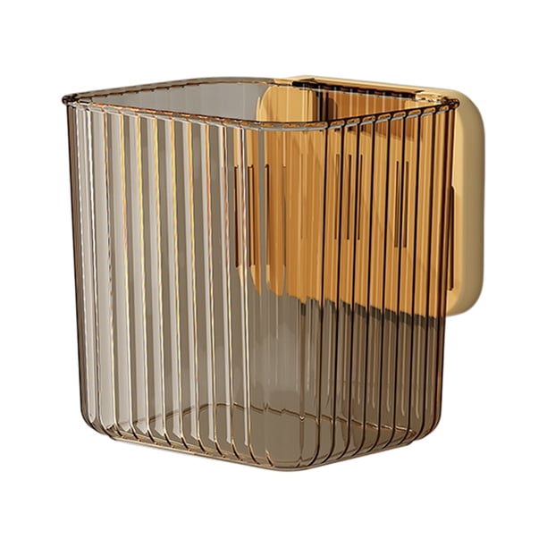 Yhmxh Utensilios de cocina Cesta pequeña para cocina, estante para baño, cesta colgante de plástico para colgar en la pared, cesta para guardar jengibre y ajo. Muebles para cocina