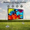 thumbnail image 5 of Pyle Projector Screen with Stand - 80" 16:9 HD 4K Portable Lightweight Freestanding Foldable Indoor Outdoor Movie Projection Display., 5 of 7