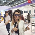 thumbnail image 4 of OULII 1Pc USB Charging LED Flashing Glasses Black Plastic with Shutter Design and Multiple Light Modes, 4 of 8