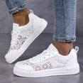 thumbnail image 3 of Women's Lace Mesh Breathable Running Sneakers, Casual Athletic Shoes for Daily Wear, 3 of 7
