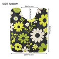 thumbnail image 5 of Yayeee Bath Rug for Bathroom Floor Non Slip Rectangle Fluffy Soft Absorbent Mat, 16"x24", Green Flower Pattern, 5 of 7