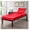 Red, variant on Bennium 30" x 75" Cot Size 3-Piece Bed Sheet Set, Made of Ultra Soft Cotton, Perfect for Camp Bunk Beds/RVs/Guest Beds Red