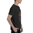 thumbnail image 3 of Burger King Logo Men'S Basic Short Sleeve T-Shirt Fashionable Black Small, 3 of 8