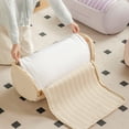 thumbnail image 4 of Home Storage Organizer Cylindrical Roll up Quilt Storage Bag with Zipper Large Capacity Bedding Compression Organizer Bag for Comforters Blanket Pillows & Clothes Organizer for Home Travel Storage Fa, 4 of 6