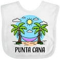 thumbnail image 3 of Inktastic Summer Vacation in Punta Cana Boys or Girls Baby Bib, 3 of 4