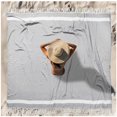 thumbnail image 1 of Toalla de playa Vikumond Cloud Grey Algodón Oversized XXL, 1 of 7
