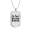Military Chain (Gold), variant on Be Smart Dog Tag Necklace Stainless Steel 24" Chain Silver Tone or Gold Tone