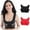 Red, variant on Women's Elasticity Bra 2 Pack, Wire Free Comfort Push Up Breathable Traceless Breathable Everyday Underwear Beige XXXL