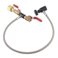 thumbnail image 2 of CGA-320 CO2 Cylinder Refill Adapter with Hose For Filling Soda Tank 24" without Gauge, 2 of 6