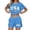 Light Blue, variant on MuXiKeJi Clothes Women's Two Piece Lounge Set Oversized Boxy T-shirt Casual Short Sets Summer Travel Matching Set 2026 Fashion