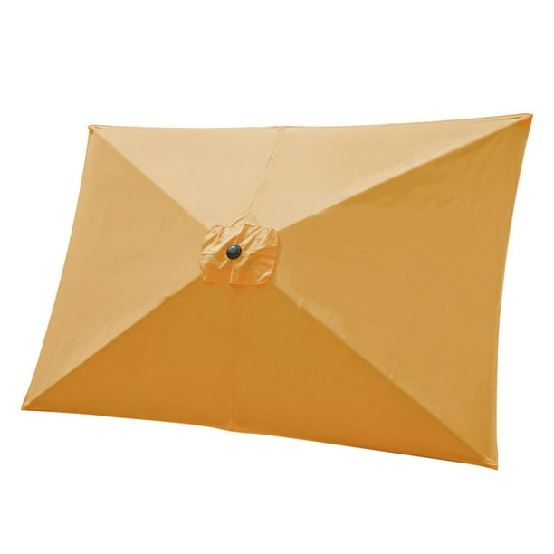 10x6ft Patio Umbrella Replacement Canopy Outdoor Faderesistant