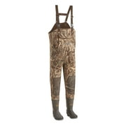 HUNTRITE Polyester PVC Mens Camo Chest Waders with Boots for Fishing and  Hunting 