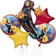thumbnail image 2 of Anagram Captain Marvel 5 pc Foil Balloon Bouquet, 2 of 4