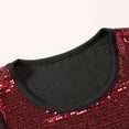 thumbnail image 4 of JUUYY Men's Glittery Sequin Tank Top Summer Stylish Slim Fit Shiny Round Neck Sleeveless Casual Sports Party Vest Bottom Pullover Tee Red L, 4 of 7