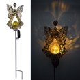 thumbnail image 3 of Elegantes luces solares para decoración de jardín, con energía solar, encendido y apagado automático, fácil de instalar, construcción de metal, resistente al agua para entornos al aire libre, regalo, 3 of 5