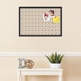 thumbnail image 3 of PinPix 30x20 Custom Cork Bulletin Board  Poster Board Has a Fabric Style Canvas Finish, Framed in Abstract Pattern, by ArtToFrames (PinPix-558), 3 of 5