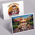 thumbnail image 3 of I Like Fishing, and My Ragdoll, and Maybe 3 People. Happy Father's Day 7x5in Folded Greeting Card Cat Lover Kitten Owner Gifts Idea Single Note Card with Envelope - 00004, 3 of 5