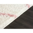 thumbnail image 5 of LBaiet 4' x 6' Navy Blue and White Geometric Diamond Rectangular Shag Area Throw Rug, 5 of 7