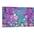 thumbnail image 1 of ARTCANVAS Pink And Purple Flowers Home decor Canvas Art Print - Size: 40" x 26" (1.50" Deep), 1 of 9