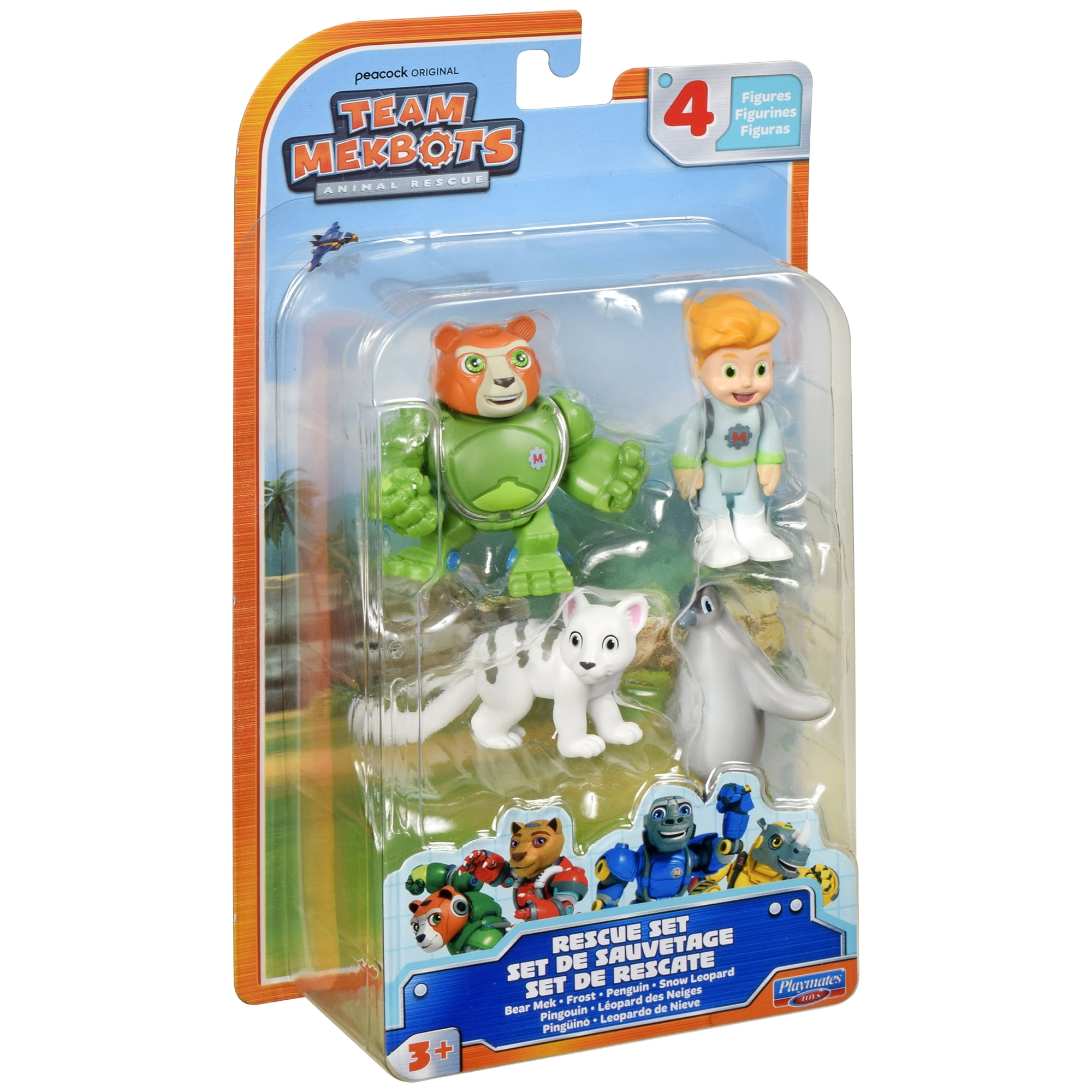 Team Mekbots: Animal Rescue Frost Mini Figure Rescue Set by Playmates Toys