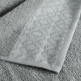 thumbnail image 6 of Market & Place Turkish Cotton Jacquard 6-Piece Hand Towel Set, Light Grey, 6 of 6