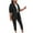 Black, variant on Scyoekwg Two Piece Blazer Outfits Women Business Office Work 2 Piece Sets Long Sleeve Tops Suit Pants 2 Casual Matching Outfits Fashion Two Piece Set Lounge Set (White,M)
