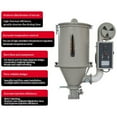 thumbnail image 2 of Hopper Type Plastic Dryer Plastic Injection Molding Hot Air Drying Machine 50KG 220V, 2 of 15