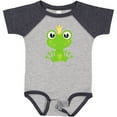thumbnail image 3 of Inktastic Cute Frog, Green Frog, Frog Prince, Crown Boys or Girls Baby Bodysuit, 3 of 5