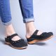 thumbnail image 5 of Sandalias de punta redonda con flores huecas cómodas para mujer y niña, zapatos de suela blanda Wmkox8yii hj789, 5 of 6
