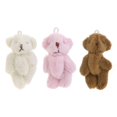 thumbnail image 3 of Peluche colgante de oso articulado movible, muñecas articuladas, Mini Oso de juguete, relleno de bolsa de regalo E65D, 3 of 4