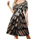 thumbnail image 1 of Vestido de manga corta con diseño de ESCAMA DE DRAGÓN y TEJAS, vestidos de cumpleaños para mujer, vestido de hada., 1 of 7